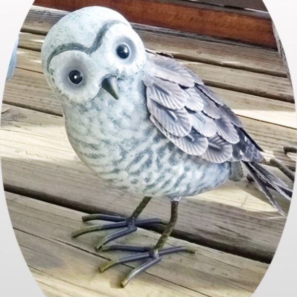 Millwood Pines Accents Hand Painted Metal Baby Barn Owl Poshmark